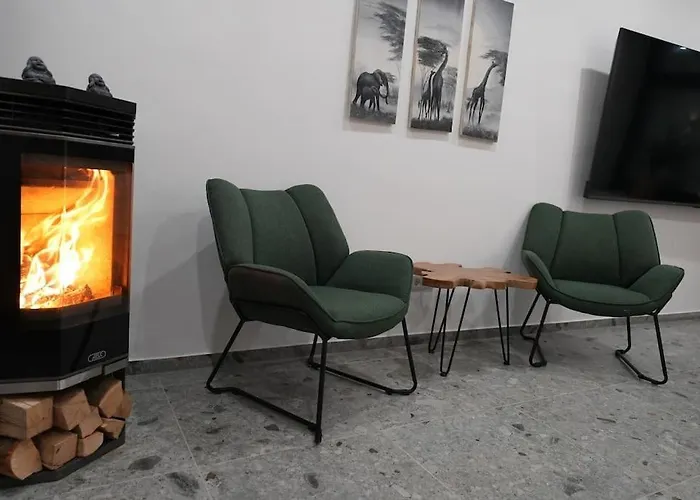 Mit Badewanne, Kamin Und Parkplatz Appartement